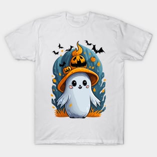 Cute Halloween Ghost T-Shirt